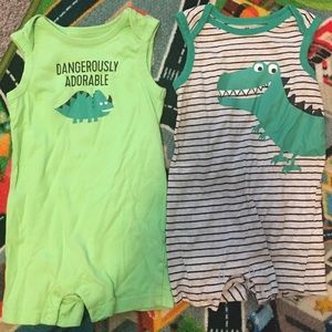 Childrens Place. 9-12month Tank Rompers